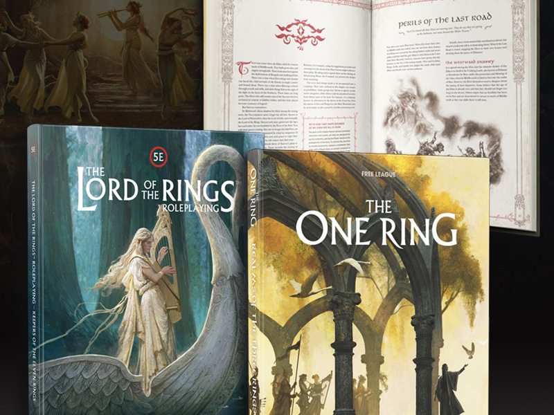 Narradores do Multiverso - The One Ring - Keepers of the Elven-ring - Realms of the Three Rings - Free League