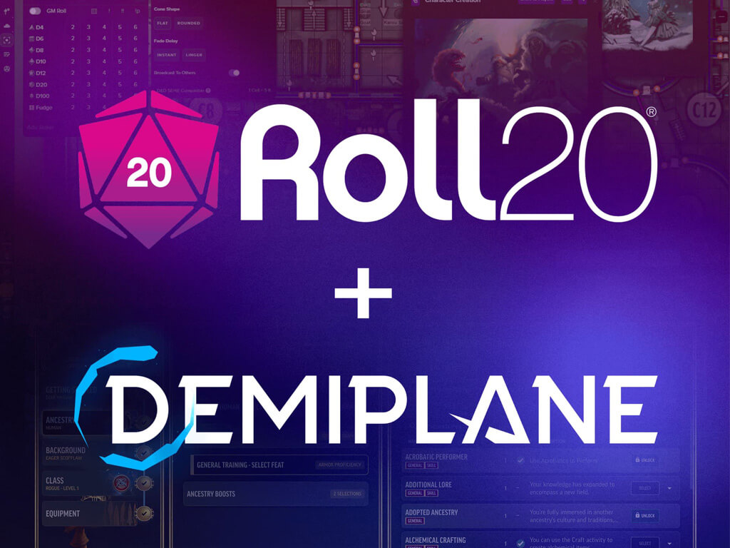 Narradores do Multiverso - Roll20 e Demiplane